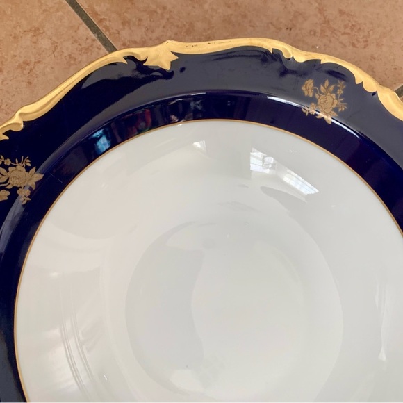 Vintage Reichenbach Echt Kobalt Blue/gold Bowls Germany - Picture 7 of 12